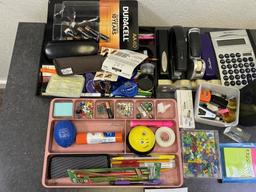 LOT CONSISTING OF OFFICE DRAWER ITEMS