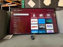TCL ROKU TV 43" WITH REMOTE