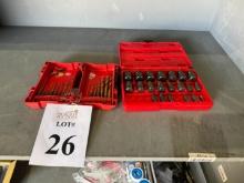 LOT CONSISTING OF DRILL BITS AND SCREW EXTRACTORS