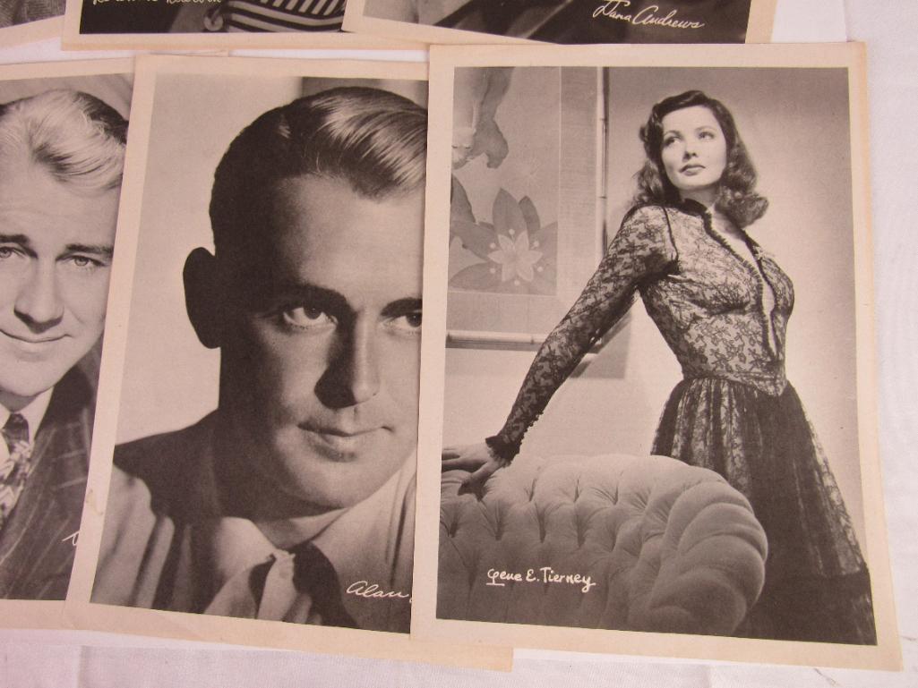 Motion Picture Magazine (8) 1940's Premium Photographs