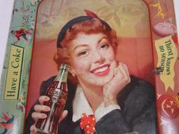 Authentic Antique Coca Cola Coke Metal Advertising Serving Tray