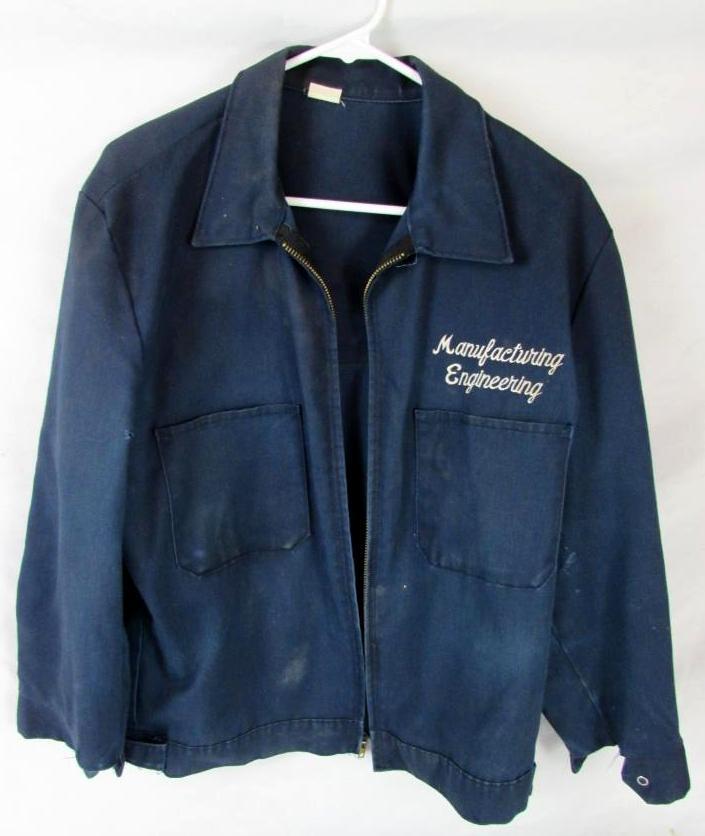 Authentic Vintage Ford Manufacturing Engineering Shop Coat (Med)