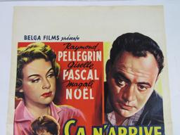 It Only Happens to the Living (1959) Belgium Movie Poster/Pin-Up Image