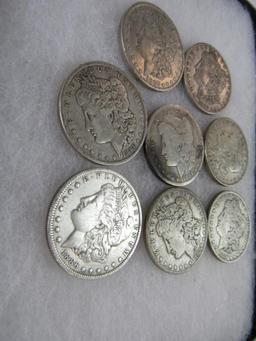 1886-O Morgan Silver Dollars Group of (8)