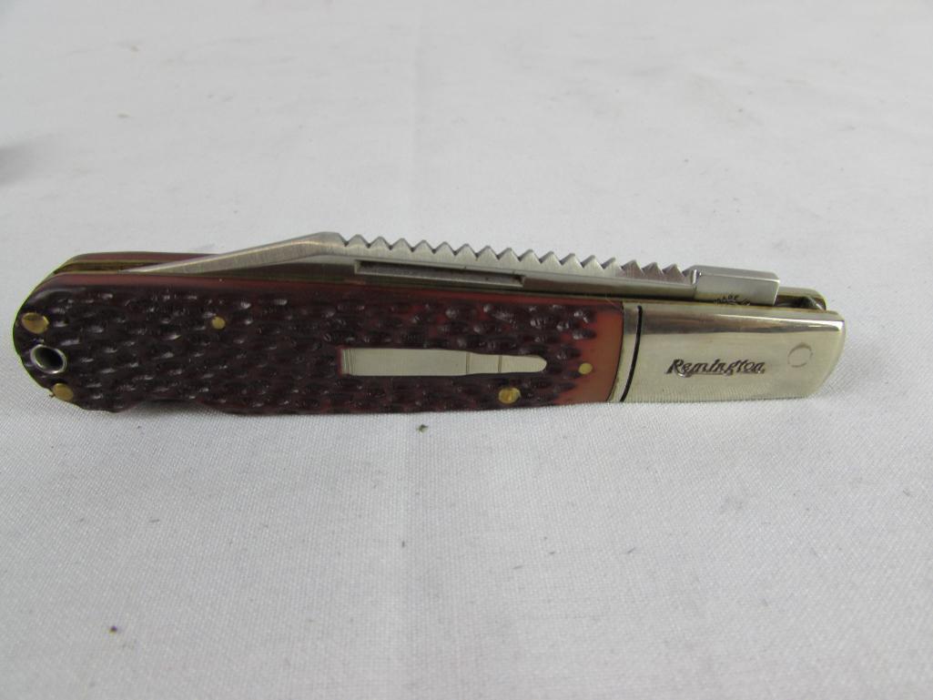 Remington USA R-1630 Single Blade "Navigator" Folding Bullet Knife NOS MIB