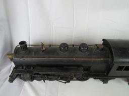 Antique 1920's Buddy L Outdoor Train Pressed Steel Locomotive & Tender