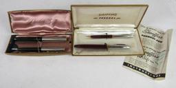 Antique Shaeffer Snorkel, and Parker "51" Fountain Pen Sets