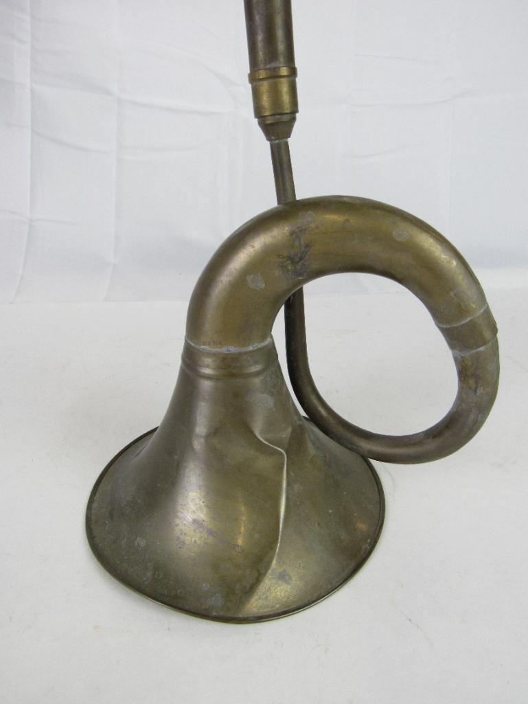 Antique Metal Bicycle or "Clown Car" Horn 15"