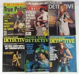 Detective/Crime Magazines Group of (6) 1970's Issues