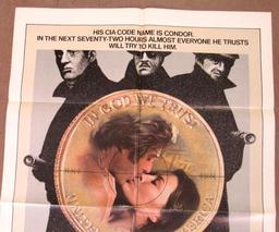 Three Days of the Condor 1975 Robert Redford Movie Poster