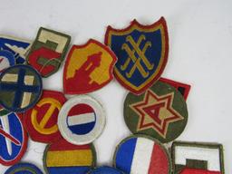 WWII Group of U.S. Military Uniform Patches