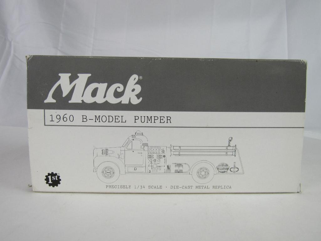 First Gear 1st 1960 B-Model Mack "Tonka Toys" Fire Pumper Truck 1/34 MIB