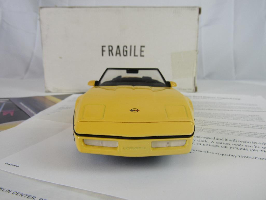 Franklin Mint 1:24 Diecast 1986 Corvette
