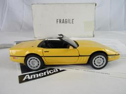 Franklin Mint 1:24 Diecast 1986 Corvette