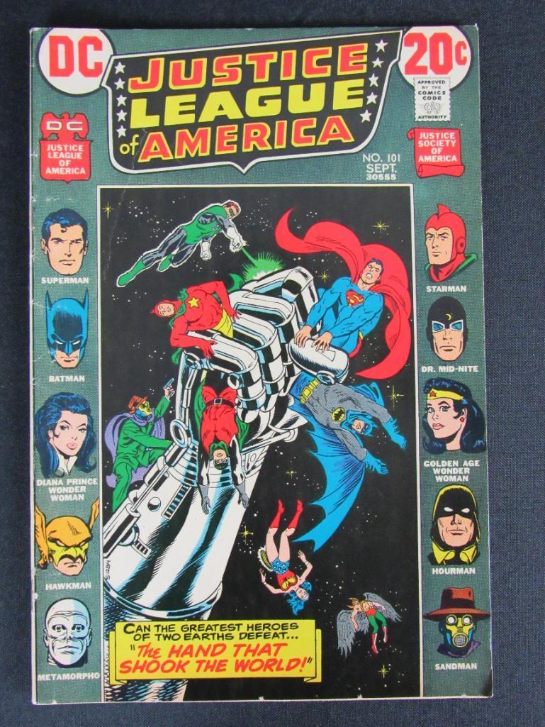 Justice League of America Early Bronze Age Lot #99, 100, 101, 104, 114