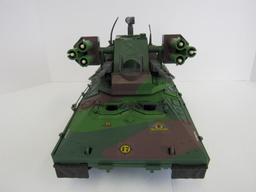 Vintage 1988 GI Joe Slaughter's Marauders Equalizer Tank w/Blueprints Near Complete