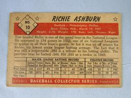 1953 Bowman Color #10 Richie Ashburn HOF