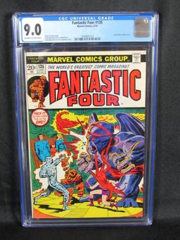 Fantastic Four #135 (1973) Early Bronze Age Dragon Man CGC 9.0