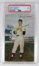 Rare 1953-55 Dormand Mickey Mantle Postcard (Bat on Shoulder) PSA 2