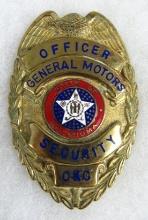 Rare Vintage General Motors Security Officer- Oklahoma City Badge