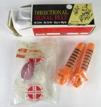 Grouping Vintage Bicycle NOS Items incl. Schwinn Tail Light