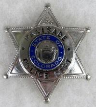 Vintage Obsolete Palisade Colorado Police Badge