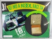 Vintage Kool Cigarettes Indy Racing Hanging Cardboard Sign NOS