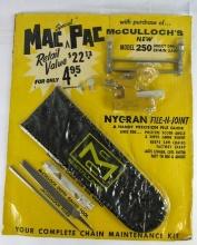 Vintage 1960's/70's McCulloch Chainsaw "Mac-Pac" Service Kit Sealed NOS