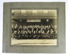 Large Antique Cabinet Photo Sales Meeting- Standard Red Crown Iso-Vis