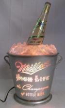 Vintage Miller High Life "The Champagne of Beers" Electric Motion Light "Ice Bucket" Sign