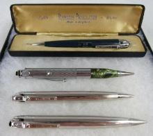 Group (4) Antique Ronson Mechanical Pencil Lighters