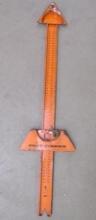 Vintage Dayco Fan Belts Metal Service Station Measuring Tool
