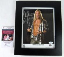 Chris Jericho WWE 8x10 Signed Photo Framed/ JSA COA