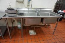 6' Stainless Steel Sink with Faucet