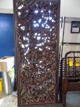 INDONESIAN CARVED WOOD SCREEN