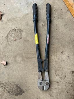 36" Pipe Wrench & 24" Bolt Cutter