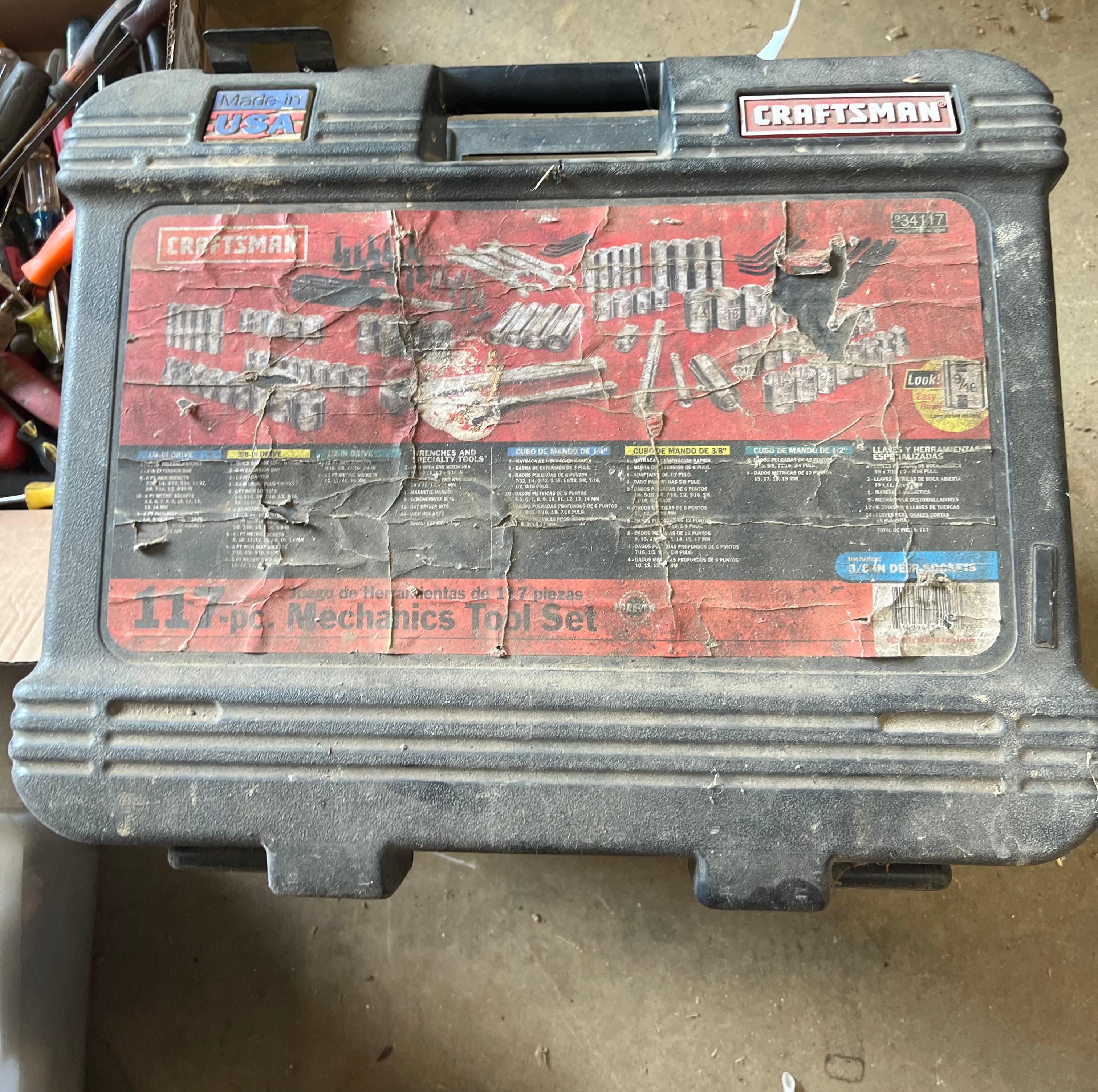 Craftsman Sockets & Homelite Chainsaw Case Only