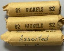 Buffalo Nickels (3 Rolls)