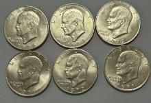 Eisenhower Dollars (6)