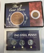 The Cent Piece & 1943 Complete Mint Mark Collection