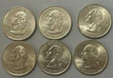 Washington State Quarters (6 Tubes)