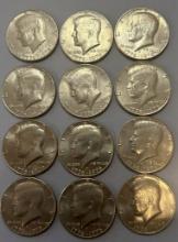 Kennedy Bicentiennal Half Dollars (12)