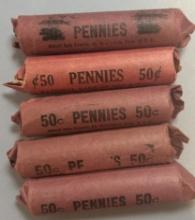 Lincoln Pennies (5 Rolls)