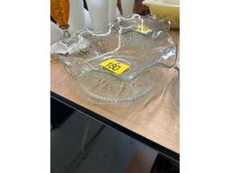 Iris Glass Bowl & Plate