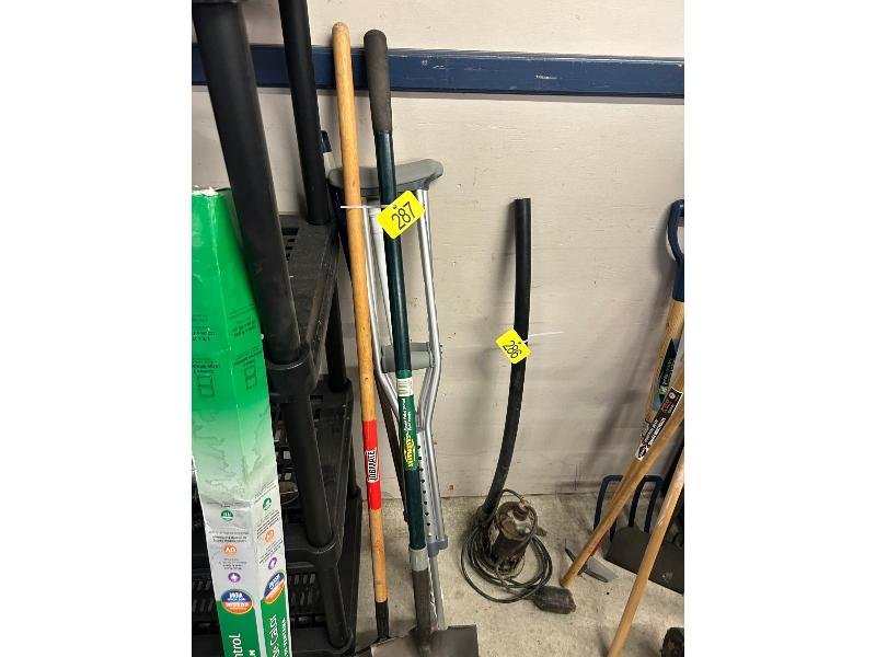 Crutches & Garden Tools