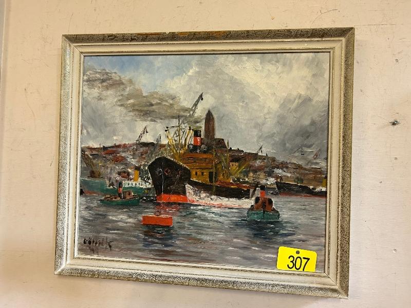 Signed Oil Panting