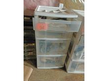 4 Drawer Tote of Painting Supplies