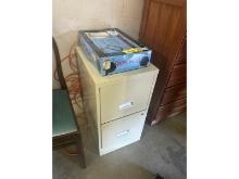 Filing Cabinet, Stand & Extension Cord
