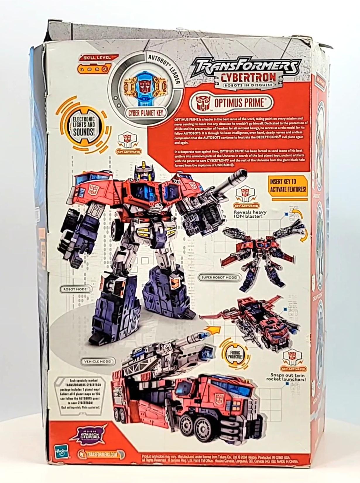 Transformers Cybertron Leader Class Optimus Prime BOX ONLY - NO FIGURE
