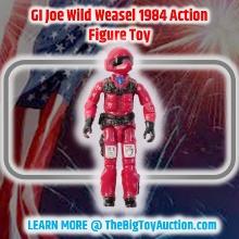 GI Joe Wild Weasel 1984 Action Figure Toy